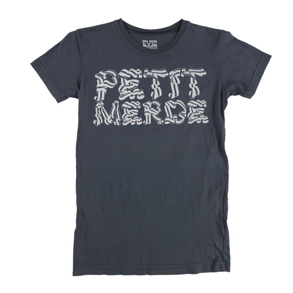 Evil Genius Womens Petit Merde Graphic T-Shirt, NWT